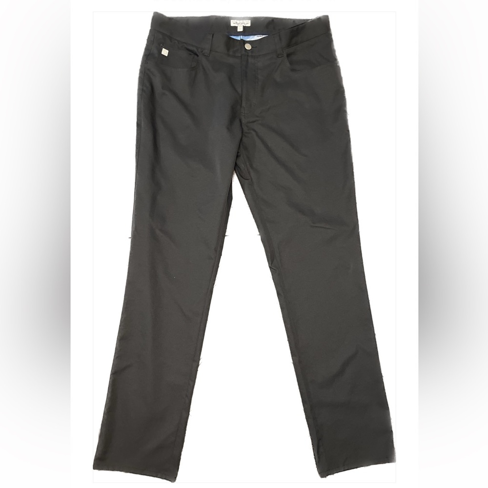 Men’s Peter Millar Black Performance 5-pocket Pants 35/32 NWOT